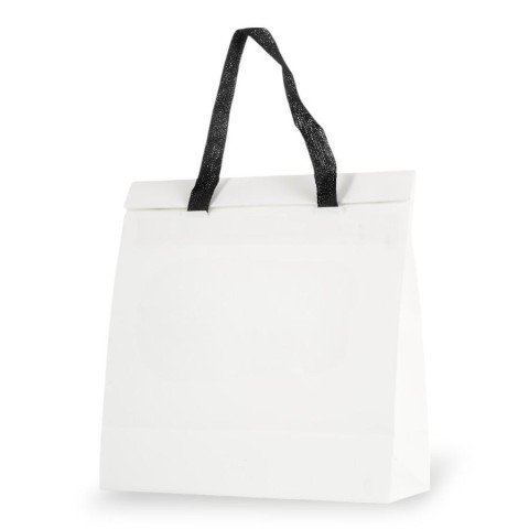 BORSA CARTA 34X14CM WHITE